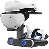 Base De Carregamento Do Controlador PlayStation 5 VR2 Estação De Carregamento Com Adaptador Tipo C Suporte De Carregamento Duplo Do Controlador PS VR2 Acessórios PS5 Com Suporte Para Fone De Ouvido