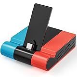Base De Comutação Para Nintendo Switch Estação De Estação De TV Dobrável Tendak Para Nintendo Switch Estação De Ancoragem Portátil Tipo C Suporte De Carregamento Com Adaptador De TV HDMI 4K E Porta