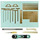 Base De Corte 60x45 Cortador 45mm Papel Scrapbook Réguas Esquadro MDF Base Tiffany 