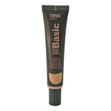 Base De Maquiagem Em Base Líquida Nina Make Up Basic Nina Make Up Base Liquida Matte Basic 25g média Cobertura E Resistente A Àgua Tom Cor 09 25g