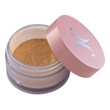 Base De Maquiagem Em Pó Nathalia Capelo Velvet Powder Pó Com Micronização Nano Acabamento Aveludado Pó Solto Tom Beige 80g