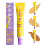 Base De Maquiagem Líquida Adversa Adversa Ad123 Tom Medios Kit De 3 Unidades De 30ml 41t