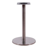 Base De Mesa Inox Redonda Para Tampos De Até 100cm Or 2202