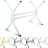 Base De Mesa Madri Para Tampo Retangular De Até 1-40m X 0-80 - Branco