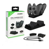 Base Dock Carregador 2 Controle Xbox One S X 2 Baterias Nf