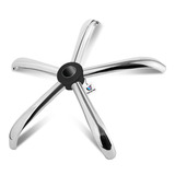 Base Estrela Aço Cromado Grande D 70cm Cadeira Giratória
