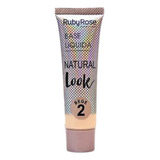 Base Facial Líquida Natural Look Ruby Rose