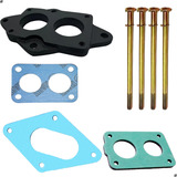 Base Flange Baquelite 4 Parafusos Carburador Tldz 495