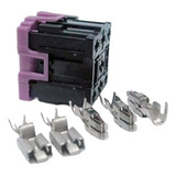 Base Kit Porta Relé Auxiliar 40 Amperes Kit Com 12 Un