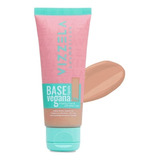 Base Líquida Matte Vegana 30g Vizzela Alta Cobertura Tom 06
