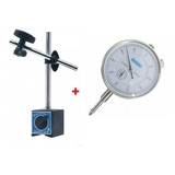 Base Magnética 60kgf Articulada Suporte   Relógio Comparad