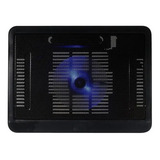 Base Notebook Ergonomica Refrigeração 15 6 Cooler Usb Cor Preto Cor Do Led Azul turquesa