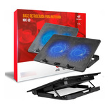 Base Notebook Ergonômica Suporte 15 6 Refrigeração Com Led