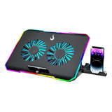 Base P notebook Gamer Até 17 Com Cooler E Suporte celular