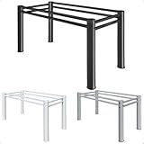 Base Para Mesa De Jantar Para Pedra Granito Vidro Madeira De Até 120 X 80cm -Craqueado-