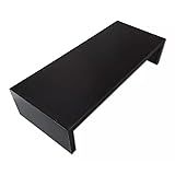 Base Para Monitor MDF 53cm Preto Mesa Gamer Ergonômico Suporte Escritório Computador-preto-