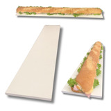 Base Para Pão De Metro Em Mdf 15cmx50cm Kit Com 3 Peças