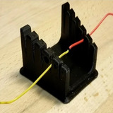 Base Para Soldar Led resistor fio Impresso Em 3d