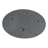 Base Redonda 30cm Para Montagem De Lustre De Cristal