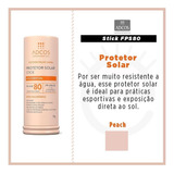 Base Stick Adcos Tonalizante Peach Fps80 17g Filtro Solar