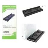 Base Suporte 3 USB Carregador Cooler Xbox One S Preto Slim
