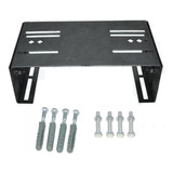 Base Suporte Fixa Motor Portão Deslizante Preto Frequência 60 110v