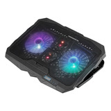 Base Suporte Notebook Até 17 3 4 Cooler Fan 2 Usb Led Azul
