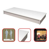 Base Tablado Para Manequim Vitrine Em Lojas Mdf 10x50x120cm