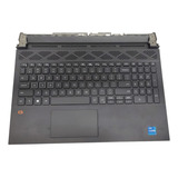 Base Teclado C Touchpad Dell G15 5510 5515 Sem Ç Retirado