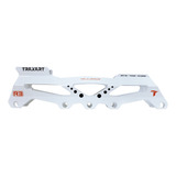 Base Traxart Híbrida Branca 3 Rodas 110mm Ou 4 Rodas 80mm