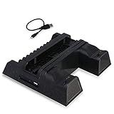Base Vertical Carregador Cooler 3 In1 Ps4 Slim E Pro
