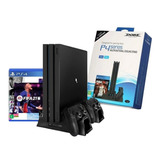 Base Vertical Cooler Ps4 Slim Ps4 Pro Fat 3 Ventilador