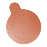 Bases Laminadas Ouro Rose Suporte P doces 8cm C 40 Unidades
