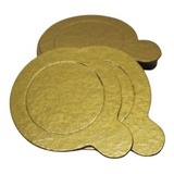 Bases Laminadas Ouro Suporte P Doces 8cm C 40 Unidades