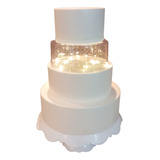 Bases Para Bolo Fake Branco Casamento Batizado Aniversário