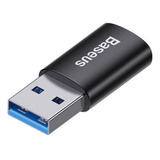 Baseus Adaptador Ingenuity 3 1amp Usb Para Usb C Mini Otg Preto