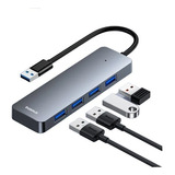 Baseus Usb Hub 4 Portas Abs 3 0 Laptop Xiaomi Lenovo Pc Mac