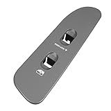 BASIKER Tampa Do Interruptor De Janela Painel Do Interruptor Da Porta Do Lado Do Passageiro Acabamento Da Moldura Para Dodge Ram 1500 2500 3500 2002 2010 Cinza