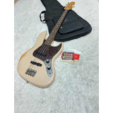 Bass Fender Flea Road Worn Jazz Bass Shell Pink