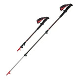 Bastão De Trekking Carbono Naturehike Nordic Cor Preto