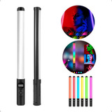 Bastão Luz Led Preenchimento Rgb Controle Remoto Colorido Cor Da Estrutura Preto 110v 220v