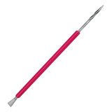Bastão Misto Palito E Espátula Isis Cutelaria Inox Rosa