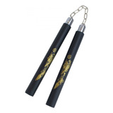 Bastão Nunchaku Emborrachado P Treinamento De Artes Marciais