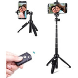 Bastão Pau De Selfie E Tripe Bluetooth Para Celular E Câmera