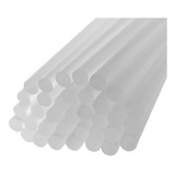 Bastão Refil Cola Quente Grosso Transparente 11mm 10uni