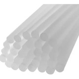Bastão Refil De Cola Quente Grosso Transparente 12mm 10pçs
