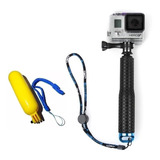Bastão Retrátil Prova Dágua Boia Flutuante Gopro Hero