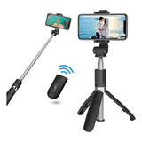 Bastão Selfie Gopro Celular Controle Via Bluetooth Tripé