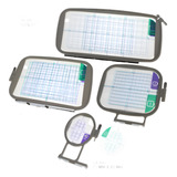 Bastidor Para Máquinas De Bordar Brother Kit 4 Peças Modelos Pe 770 E Outros Melhor Kit Do Mercado