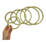 Bastidores De Mdf Kit 6un Moldura Bordado 12 16 20cm